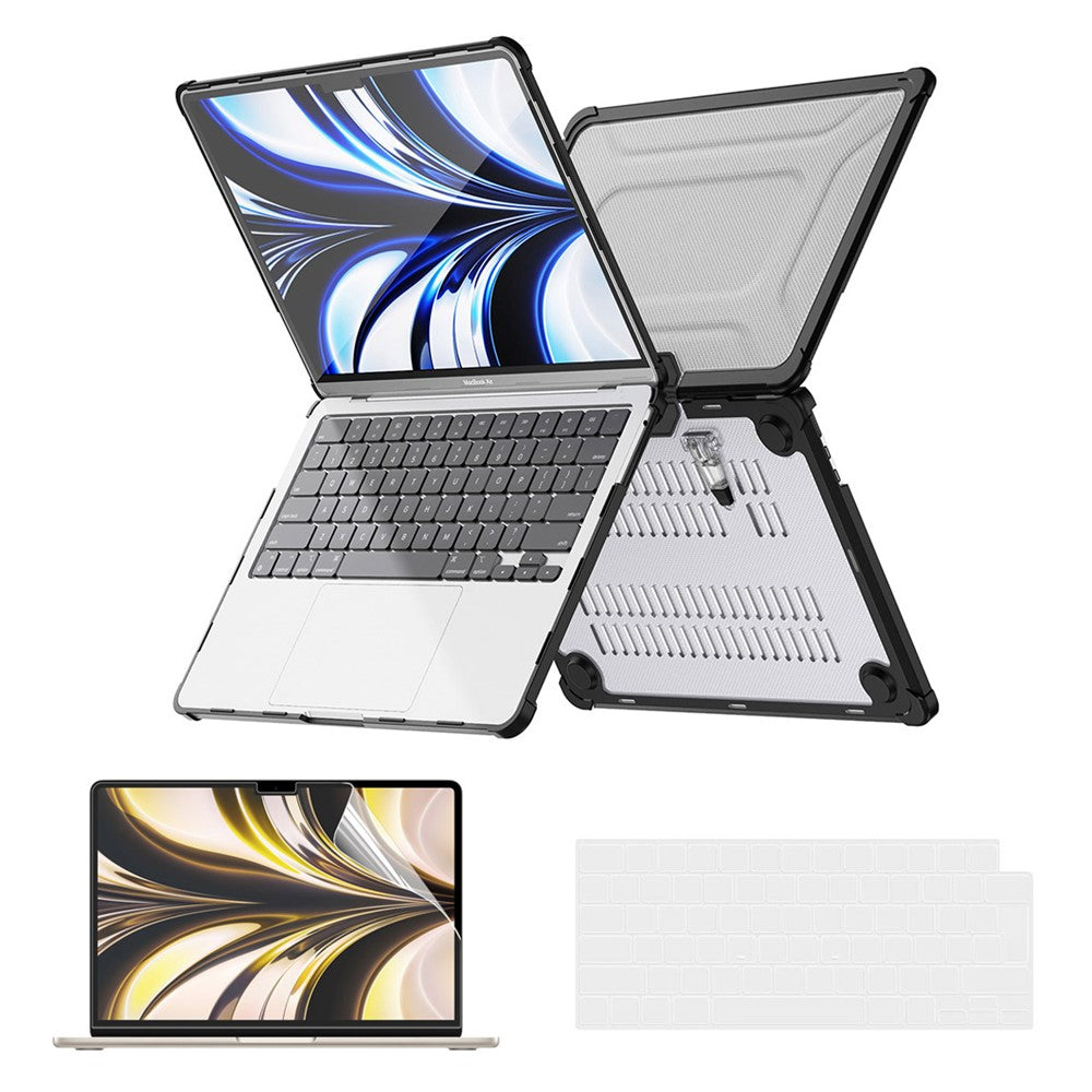 ENKAY HAT PRINCE For MacBook Air 13 inch (2026) A3449 / (2025) A3240 / (2024) A3113 / (2022) A2681 (EU) Hard PC Laptop Case