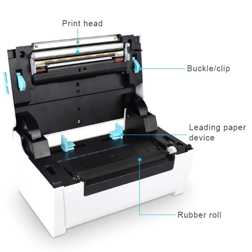 ZJ-9200 Shipping Label Printer High-Speed USB+Bluetooth-compatible Thermal Label Printer