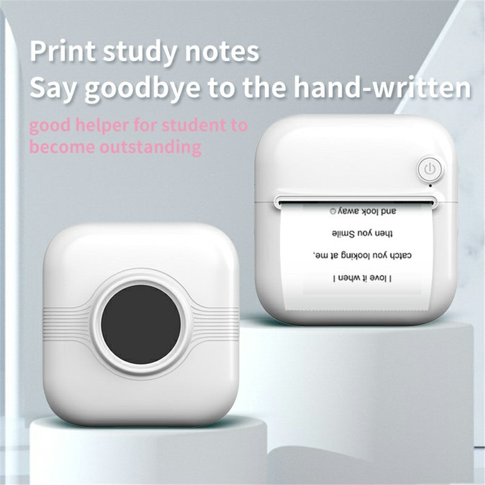 A33 Mini Inkless Bluetooth-compatible 5.1 Photo Printer Portable Wireless Office Memo Printer