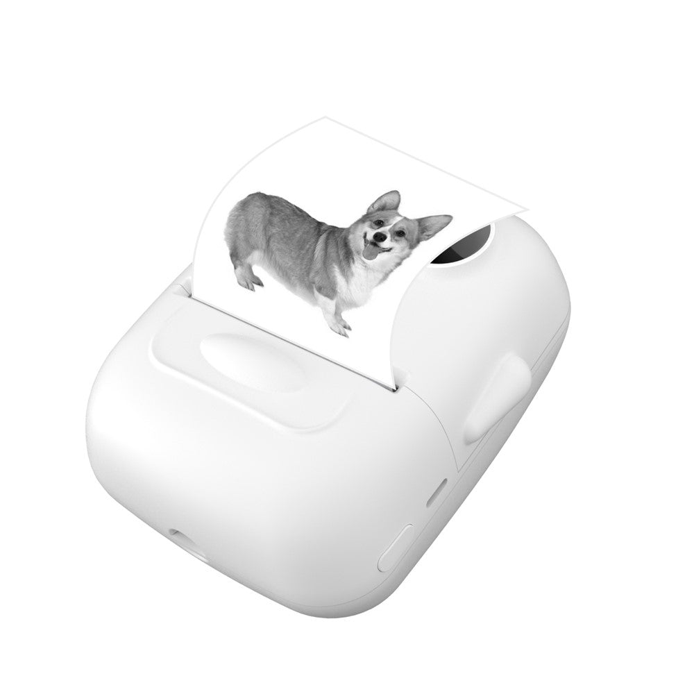 MARKLIFE P50 Mini Bluetooth-compatible Thermal Label Printer with 1 Roll Print Paper