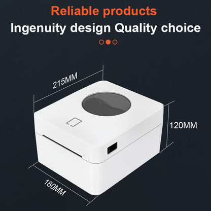 ZJ-9250 USB+Bluetooth-compatible Thermal Shipping Label Printer for Small Business