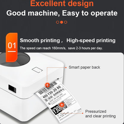 ZJ-9250 USB+Bluetooth-compatible Thermal Shipping Label Printer for Small Business
