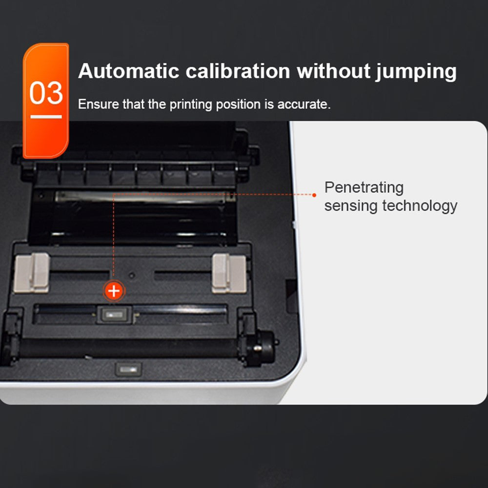 ZJ-9250 USB+Bluetooth-compatible Thermal Shipping Label Printer for Small Business