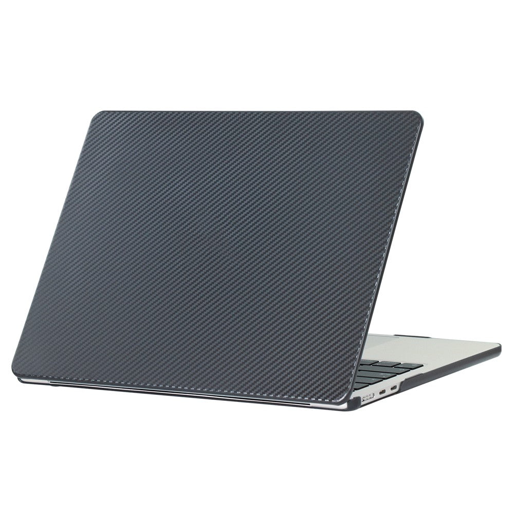 For MacBook Air 13 inch (2026) A3449 / (2025) A3240 / (2024) A3113 / (2022) A2681 Case Carbon Fiber Texture Plastic Laptop Hard Shell