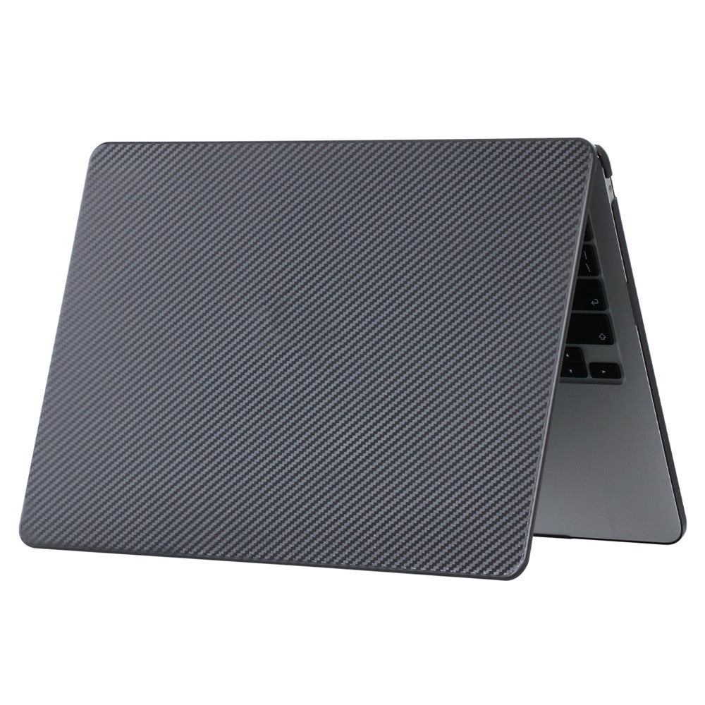 For MacBook Air 13 inch (2026) A3449 / (2025) A3240 / (2024) A3113 / (2022) A2681 Case Carbon Fiber Texture Plastic Laptop Hard Shell