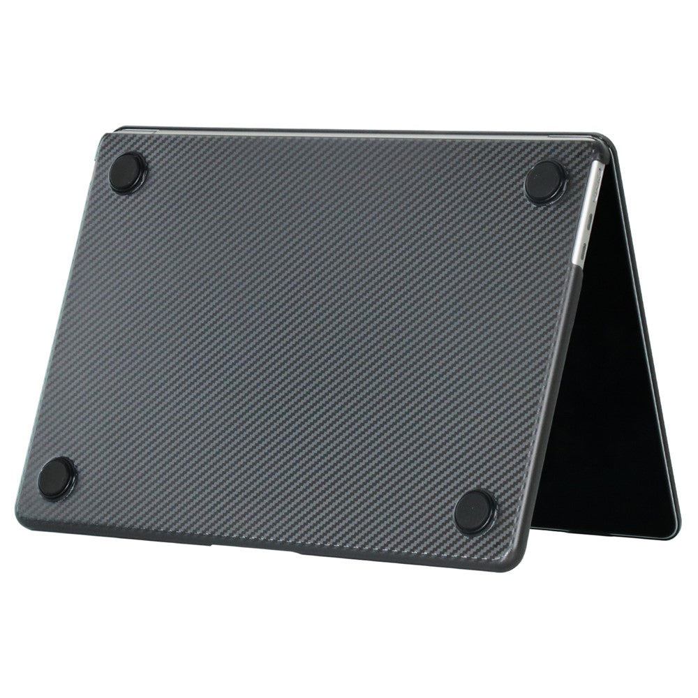 For MacBook Air 13 inch (2026) A3449 / (2025) A3240 / (2024) A3113 / (2022) A2681 Case Carbon Fiber Texture Plastic Laptop Hard Shell