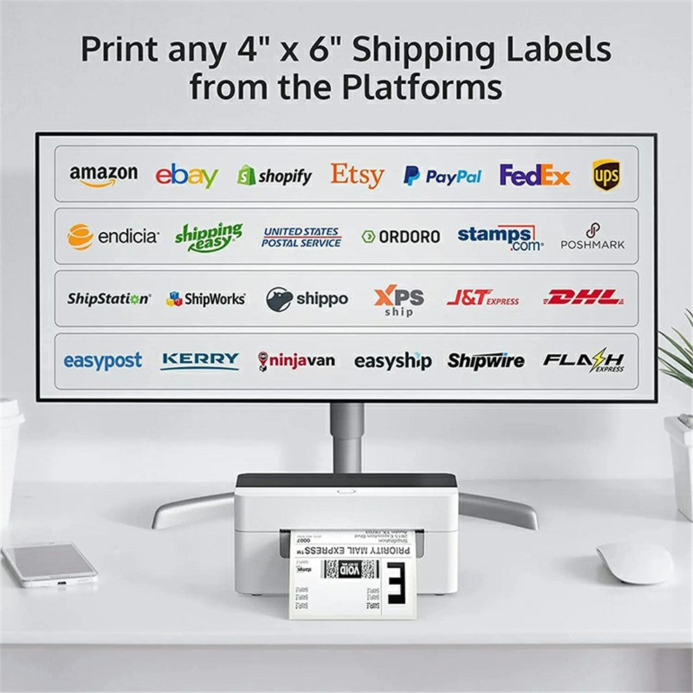 XPRINTER XP-D463B Label Maker with Thermal Printing 26-108mm QR Code Barcode Label Printer