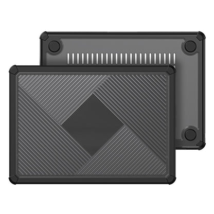 DUX DUCIS LCGH Series for MacBook Air 13 inch (2026) A3449 / (2025) A3240 / (2024) A3113 / (2022) A2681 Geometric Lines Anti-Drop Case TPU+PC Laptop Cover