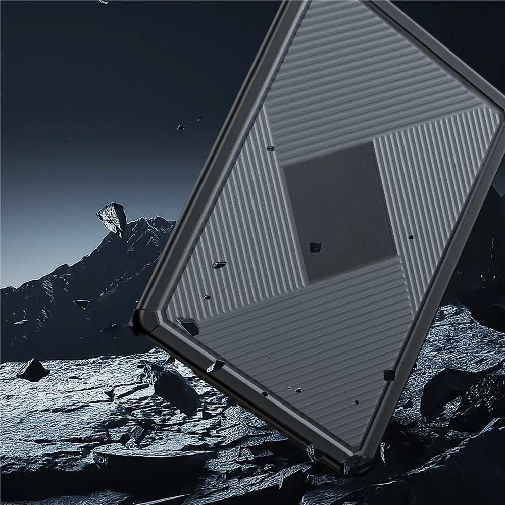 DUX DUCIS LCGH Series for MacBook Air 13 inch (2026) A3449 / (2025) A3240 / (2024) A3113 / (2022) A2681 Geometric Lines Anti-Drop Case TPU+PC Laptop Cover