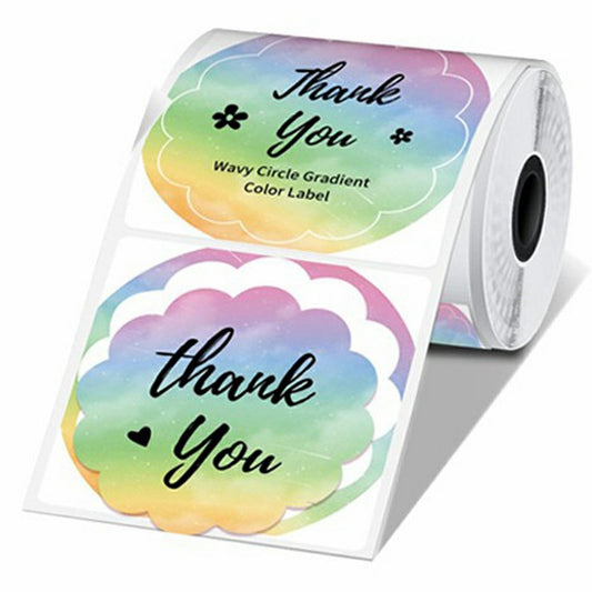 For Phomemo M221 / M220 / M120 / M110 Self-Adhesive Direct Thermal Labels Stickers 50x50mm Printing Paper