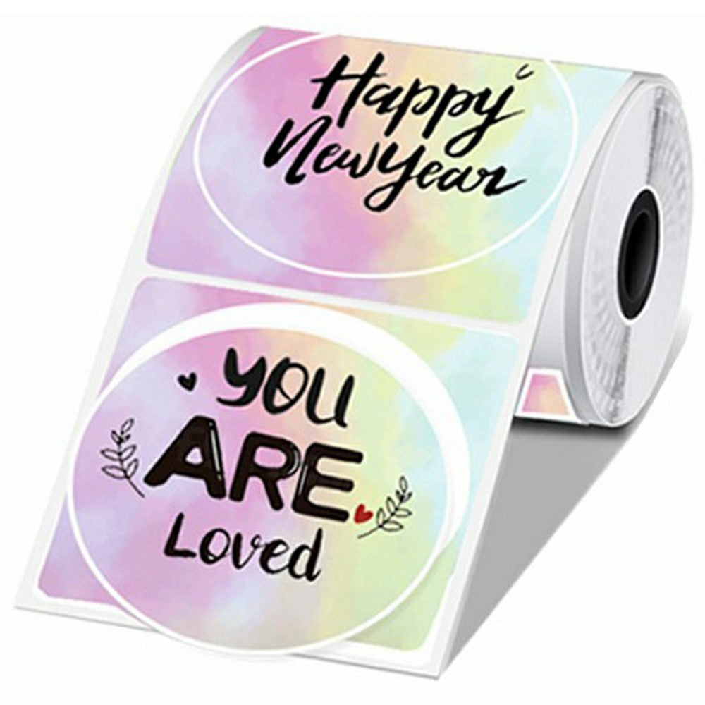For Phomemo M221 / M220 / M120 / M110 Self-Adhesive Direct Thermal Labels Stickers 50x50mm Printing Paper