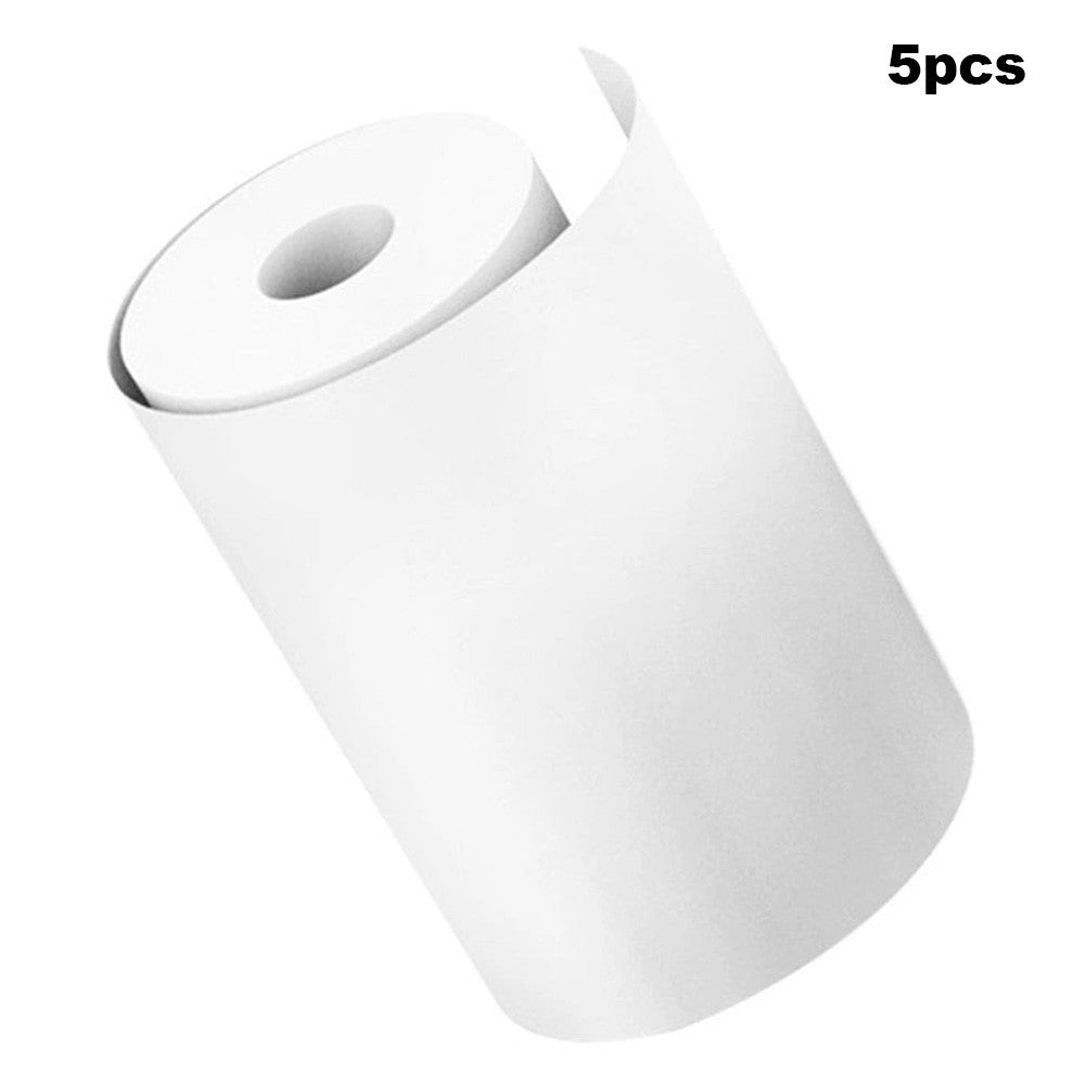 Children Thermal Printing Paper 57x25mm 5 Rolls Photo Paper for Instant Camera