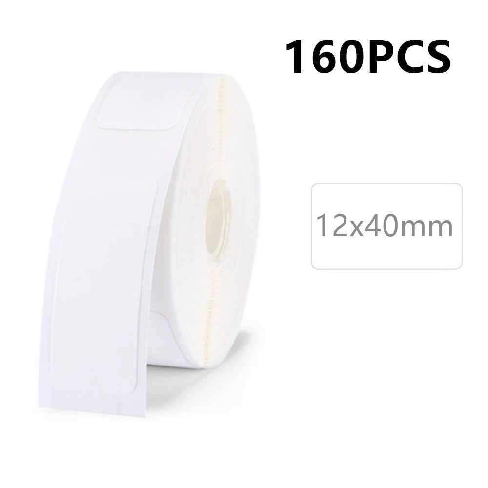 JINGCHEN 1 Roll Thermal Label Printing Paper for D11 Printer White Labeling Tape Replacement for Office Home