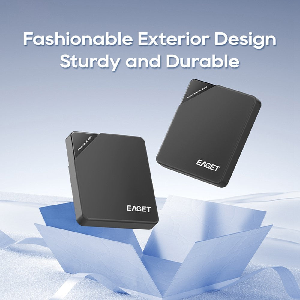 EAGET ET-M9 480GB Portable SSD 5Gbps USB-C Externes Solid State Drive für Win/Mac/Linux
