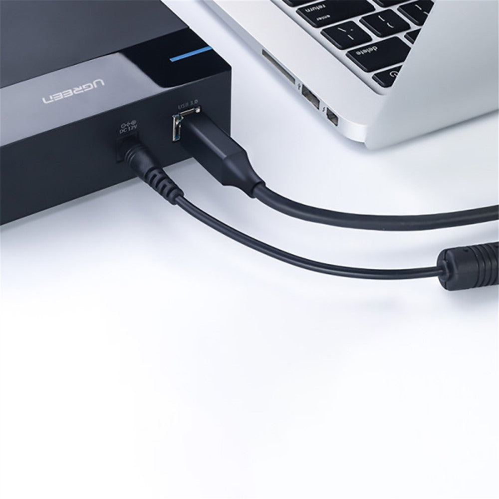 UGREEN 30753 1m USB Printer Cable Fast Speed 5Gbps Transmission USB3.0 Data Cord USB A Male to USB B Male Cable for Printer/Scanner/Mobile Hard Disk Box/Monitor/Fax Machine