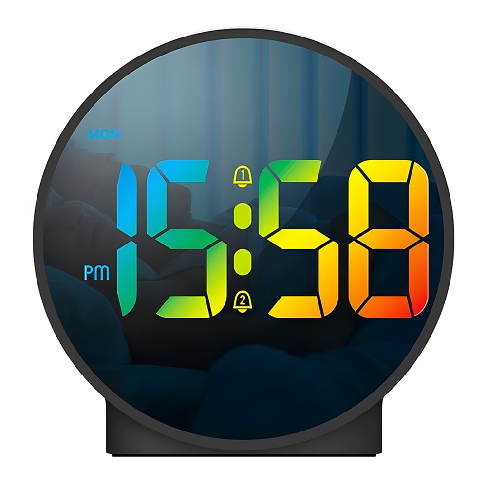 Multifunction WiFi Smart Clock Camera Baby Pet Monitor for Home Security