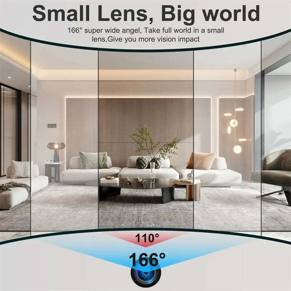 Multifunction WiFi Smart Clock Camera Baby Pet Monitor for Home Security