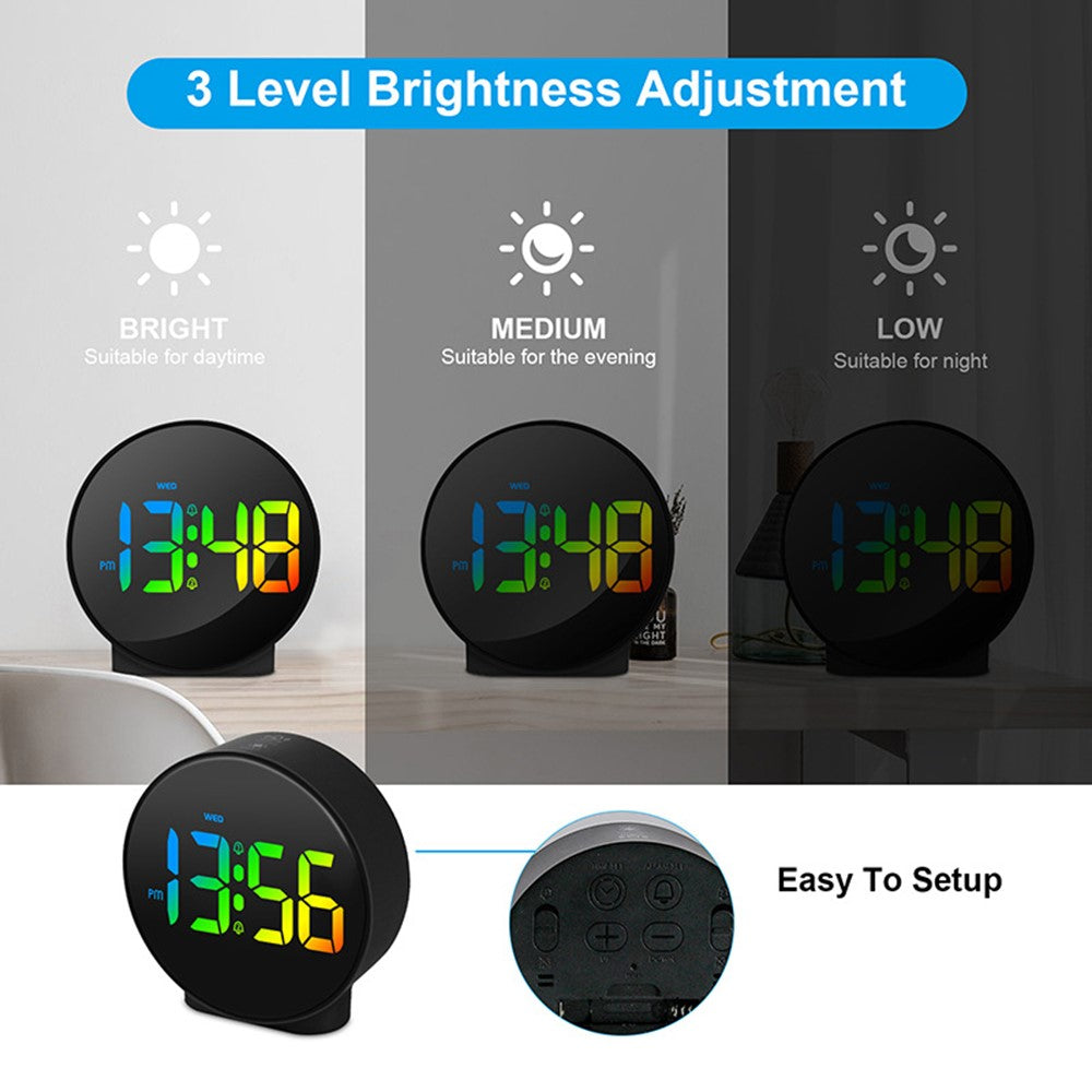Multifunction WiFi Smart Clock Camera Baby Pet Monitor for Home Security