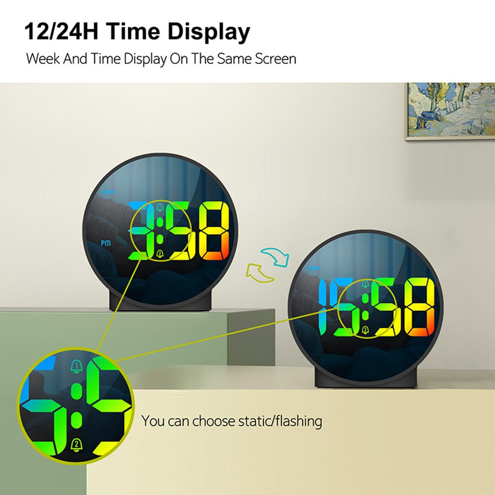 Multifunction WiFi Smart Clock Camera Baby Pet Monitor for Home Security