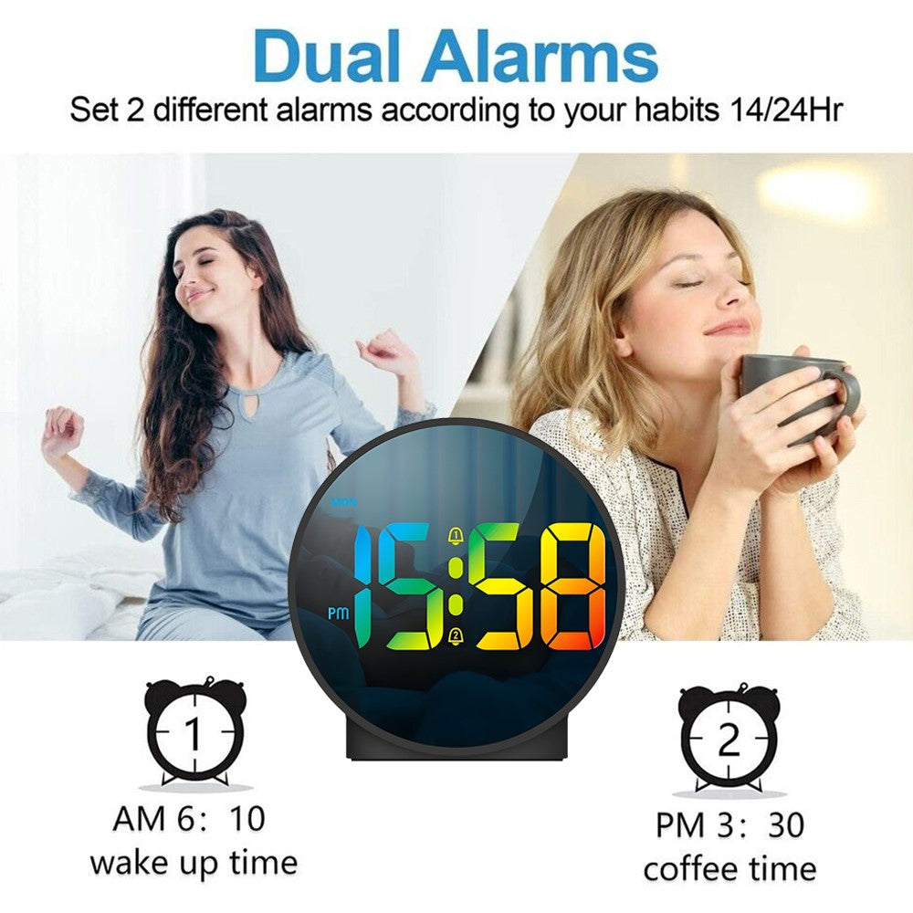 Multifunction WiFi Smart Clock Camera Baby Pet Monitor for Home Security