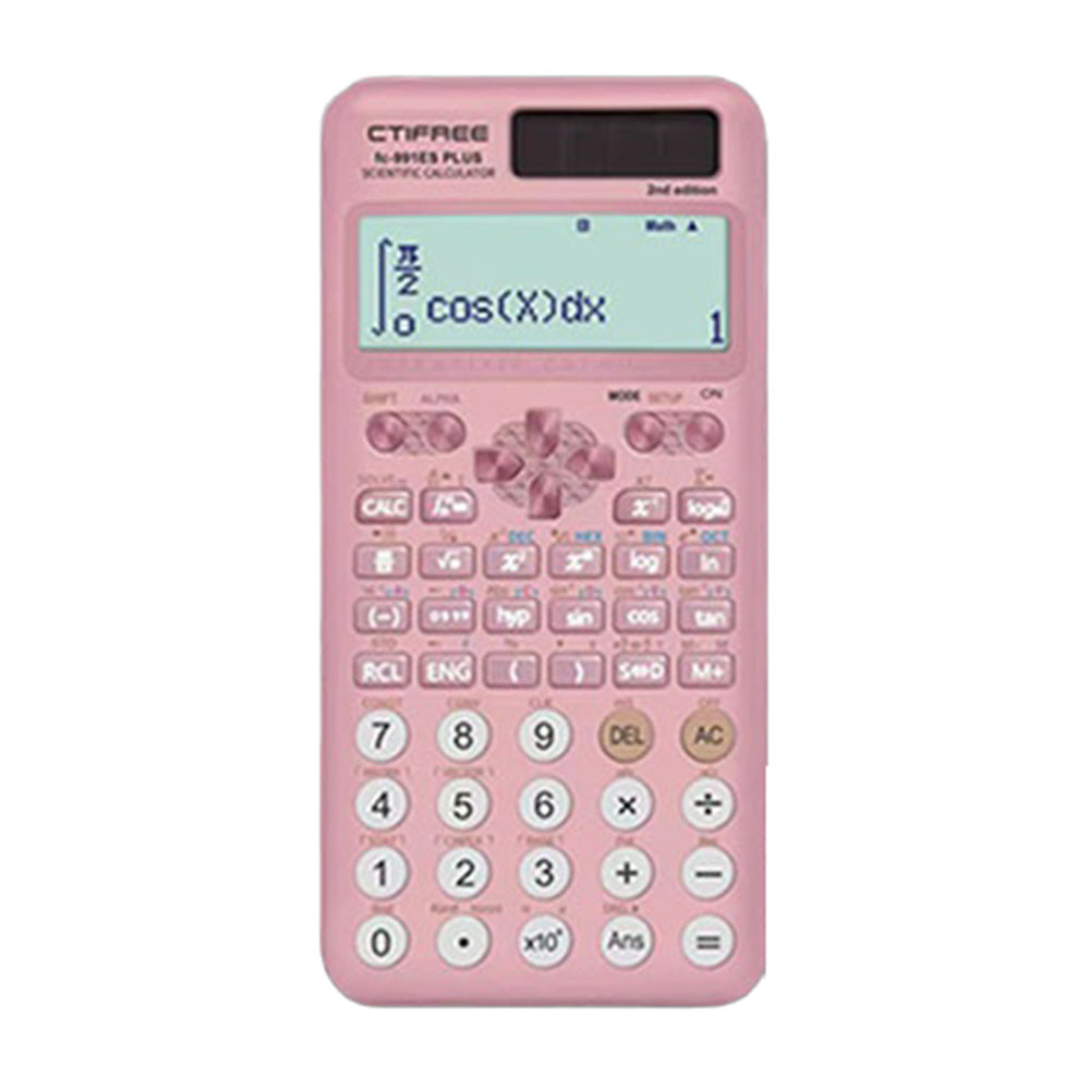CTIFREE Scientific Calculator with LCD Display for Students 417 Functions Matrix Complex Number Equation Solver