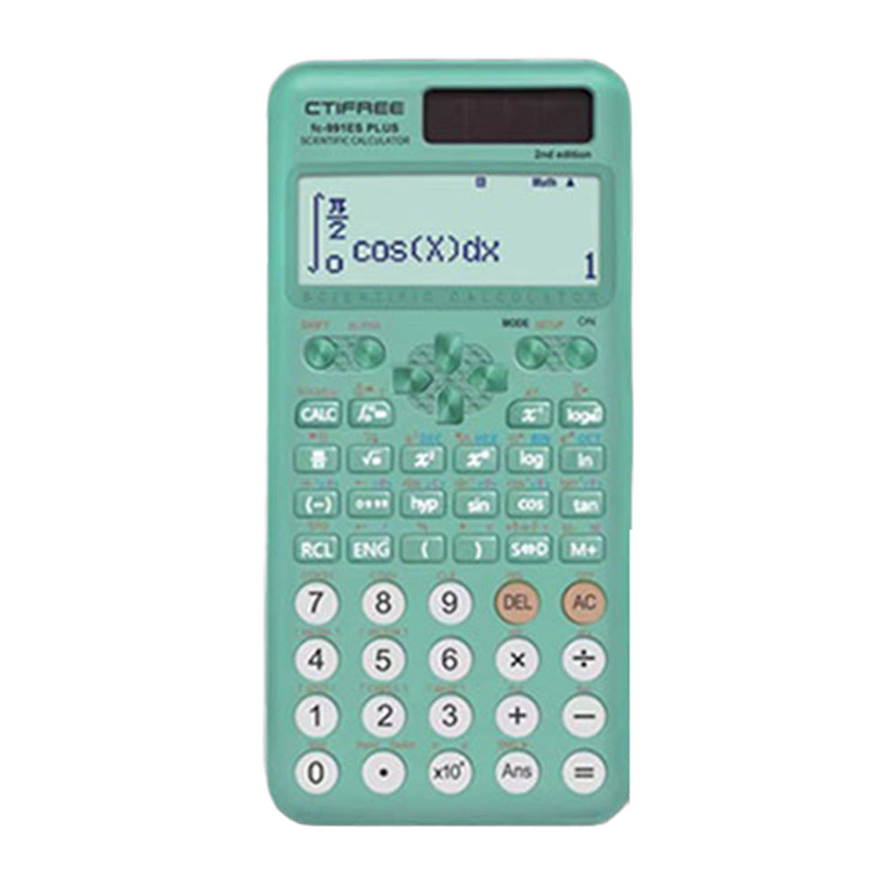 CTIFREE Scientific Calculator with LCD Display for Students 417 Functions Matrix Complex Number Equation Solver