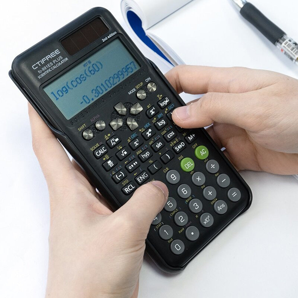 CTIFREE Scientific Calculator 417 Functions for Students / Professionals Digital Display Matrix Complex Equation Solver