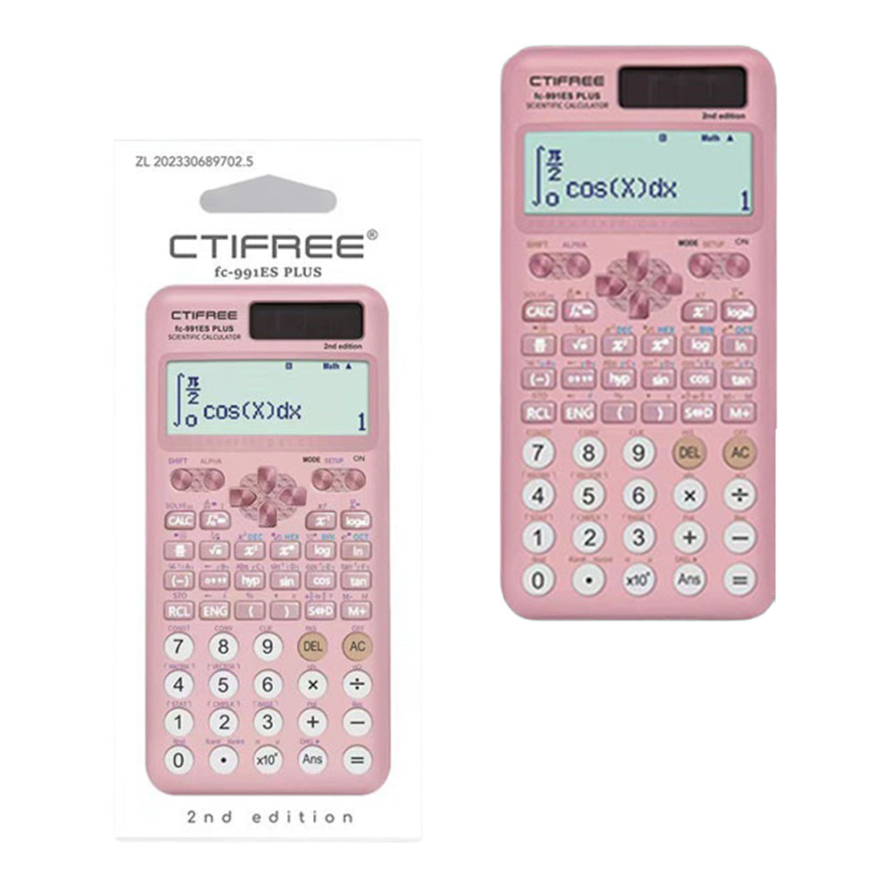 CTIFREE Scientific Calculator 417 Functions for Students / Professionals Digital Display Matrix Complex Equation Solver