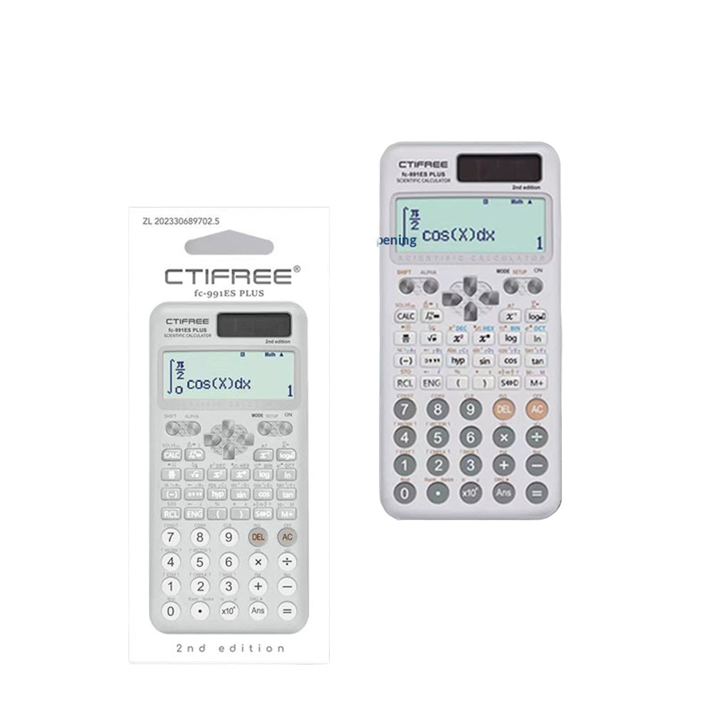 CTIFREE Scientific Calculator 417 Functions for Students / Professionals Digital Display Matrix Complex Equation Solver