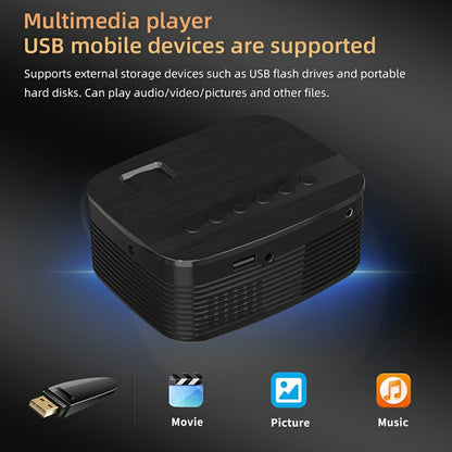 T11 Mini Portable Multi-Function Projector Home Theater HD Video Projector