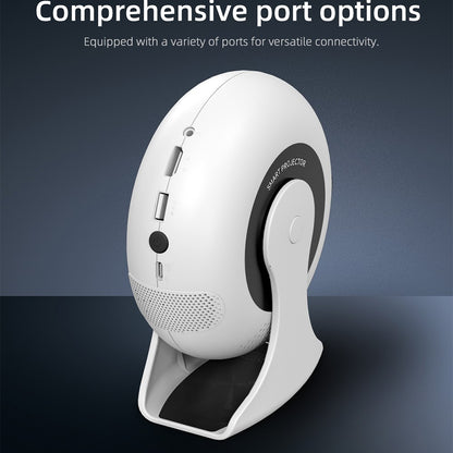 CD200 Android 11.0 Portable Projector 270 Degree Rotation Multifunction LCD Home Theater 1+8GB