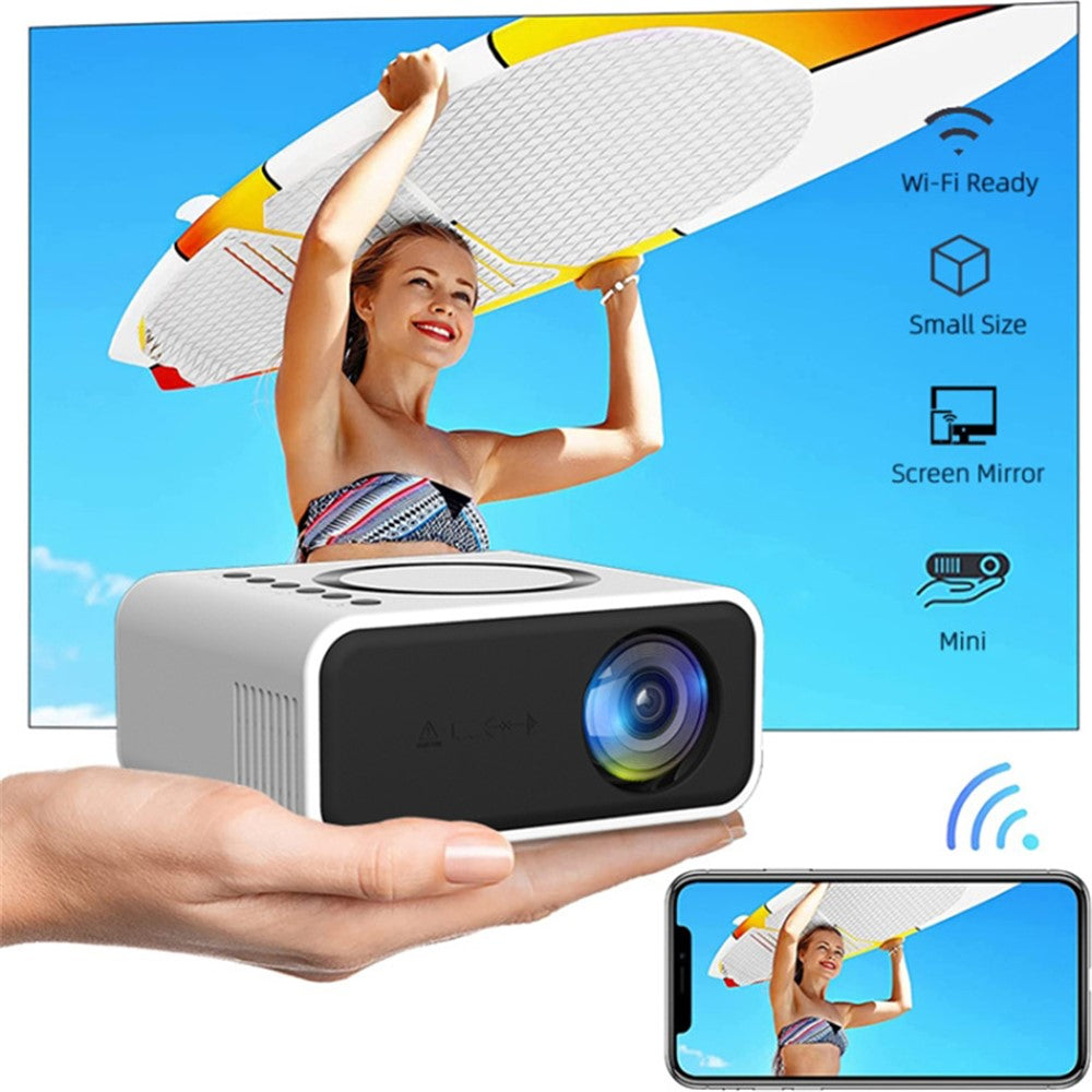 T300S 320x240 24ANSI Lumens LCD Projector Home Theater Mini Projector Support Wired / Wireless Sync Screen