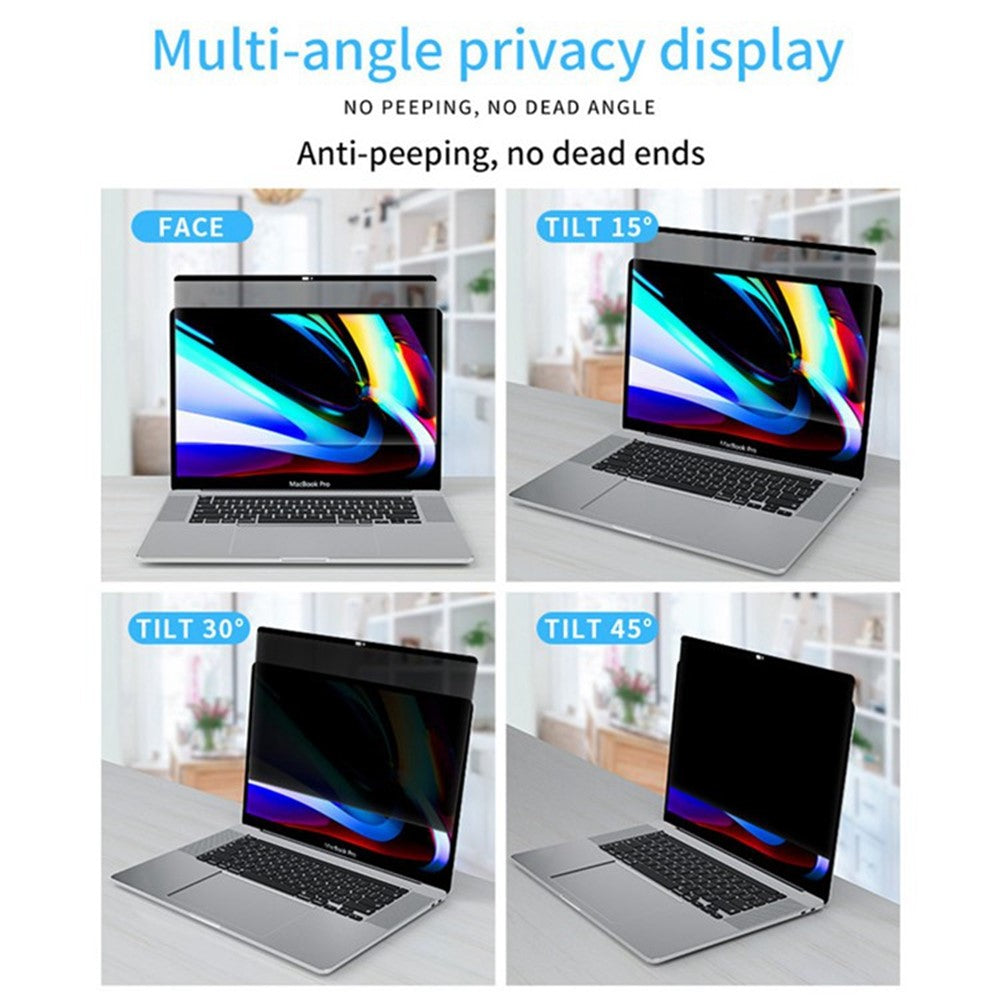 For MacBook Pro 13 inch (2022) / (2020) A2338 Magnetic Attraction Anti-Spy PET Film Laptop Screen Protector