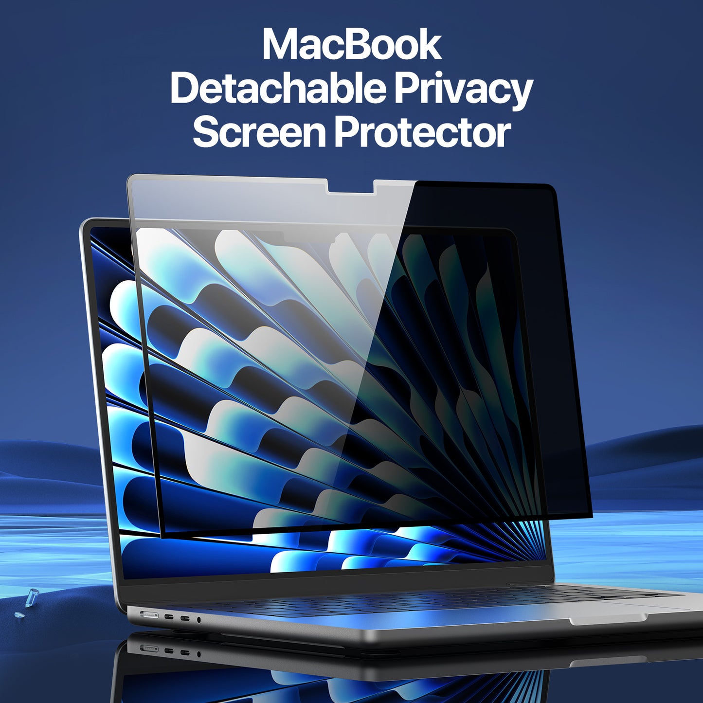 Dux Ducis For MacBook Neo 13 inch (2026) Leno Series Detachable Privacy Screen Protector 30° Anti-spy PET Screen Film
