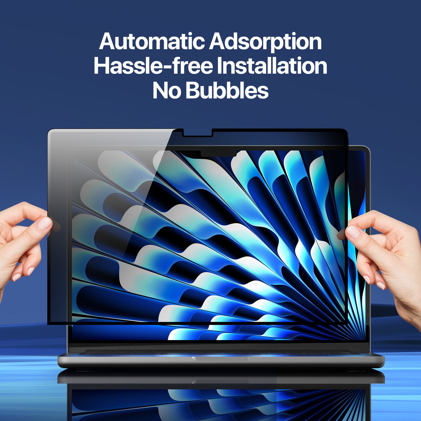 Dux Ducis For MacBook Neo 13 inch (2026) Leno Series Detachable Privacy Screen Protector 30° Anti-spy PET Screen Film