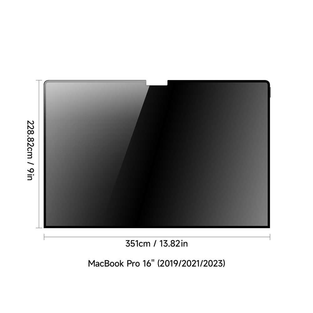 DUX DUCIS Leno Series For MacBook Pro 16 inch (2024) M4 A3403 / A3186 / (2023) M3 A2991 / M2 A2780 / (2021) A2485 / (2019) Anti-Peep PET Screen Film