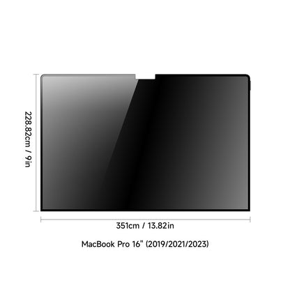 DUX DUCIS Leno Series For MacBook Pro 16 inch (2024) M4 A3403 / A3186 / (2023) M3 A2991 / M2 A2780 / (2021) A2485 / (2019) Anti-Peep PET Screen Film