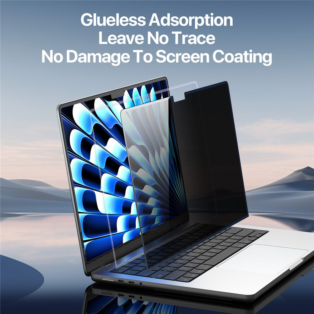 DUX DUCIS Leno Series For MacBook Pro 16 inch (2024) M4 A3403 / A3186 / (2023) M3 A2991 / M2 A2780 / (2021) A2485 / (2019) Anti-Peep PET Screen Film