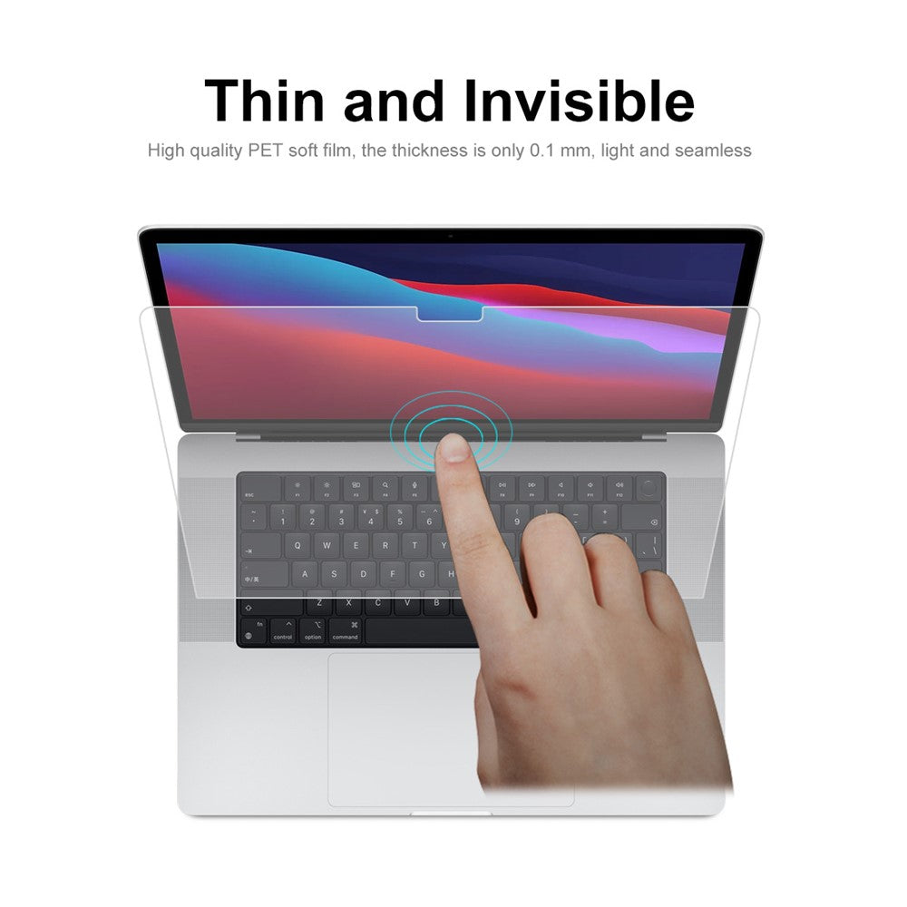 ENKAY HAT PRINCE For MacBook Air 13 inch (2025) / (2024) A3113 (M3) / (2022) A2681 (M2) Screen Protector HD Clear PET Laptop Screen Film