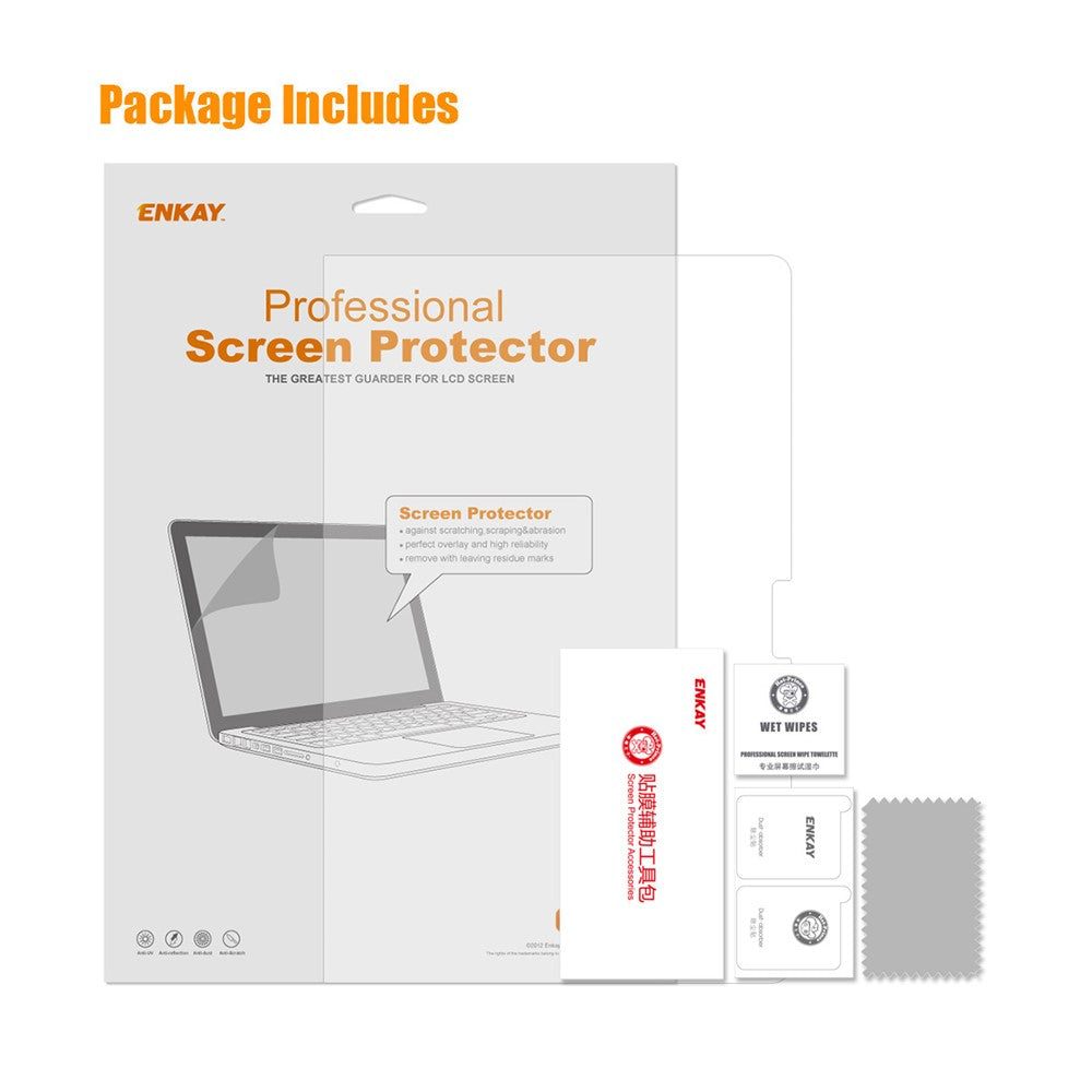 ENKAY HAT PRINCE For MacBook Air 13 inch (2025) / (2024) A3113 (M3) / (2022) A2681 (M2) Screen Protector HD Clear PET Laptop Screen Film