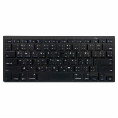 [Thai Version] X5 Noiseless 78-Key Ultra Thin Wireless Bluetooth-compatible Keyboard for iPad iPhone
