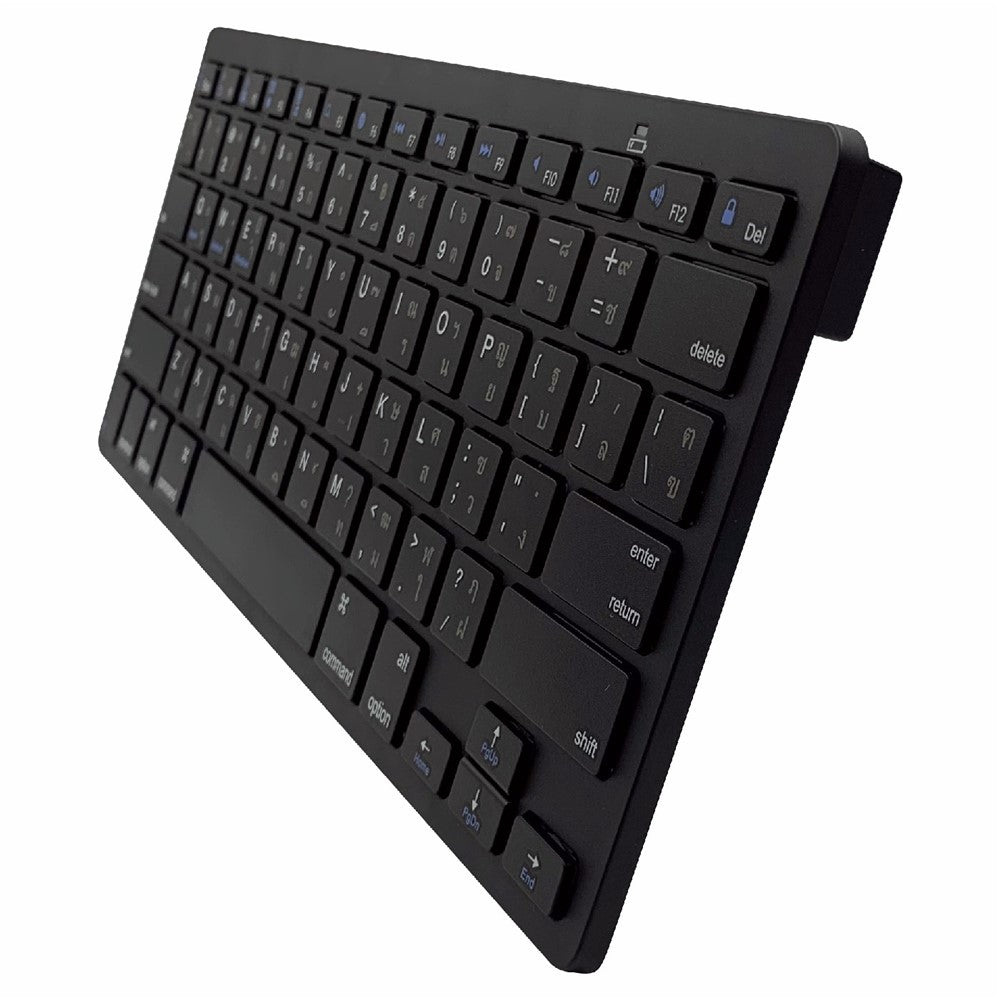 [Thai Version] X5 Noiseless 78-Key Ultra Thin Wireless Bluetooth-compatible Keyboard for iPad iPhone