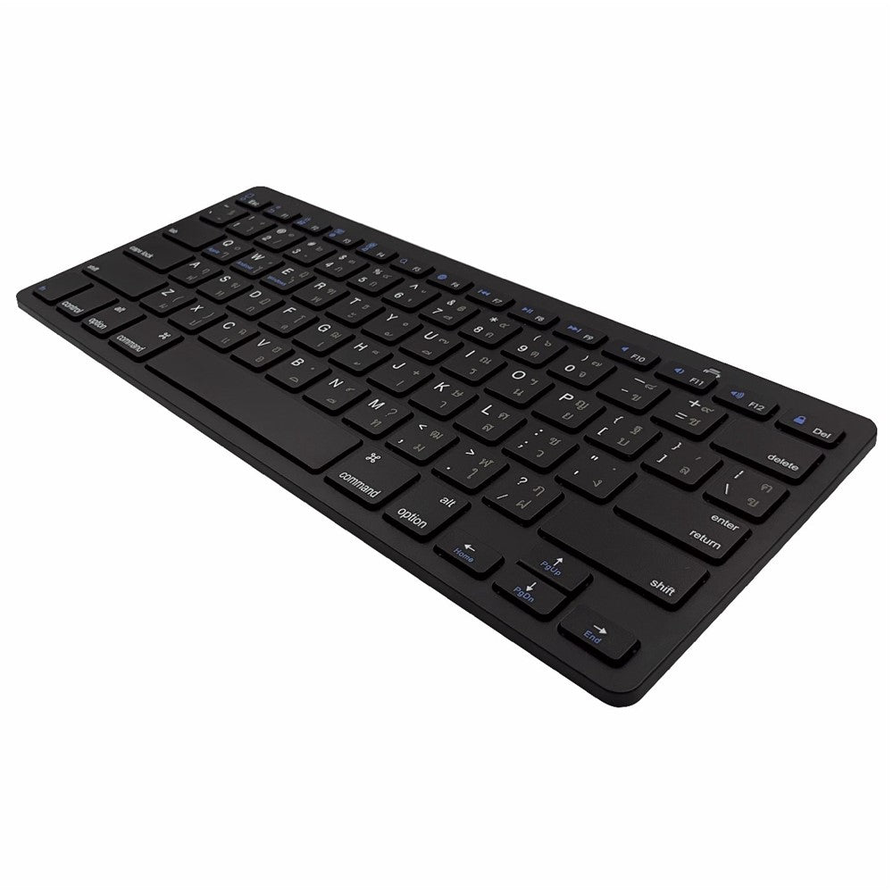 [Thai Version] X5 Noiseless 78-Key Ultra Thin Wireless Bluetooth-compatible Keyboard for iPad iPhone