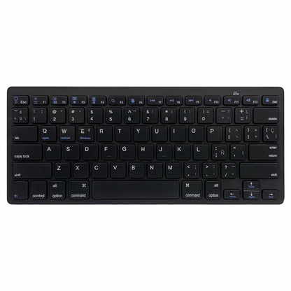 [Spanish Version] X5 78-Key Ultra Thin Wireless Bluetooth-compatible Keyboard Portable Gamer Keyboard for iPad iPhone