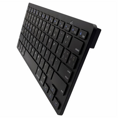 [Spanish Version] X5 78-Key Ultra Thin Wireless Bluetooth-compatible Keyboard Portable Gamer Keyboard for iPad iPhone
