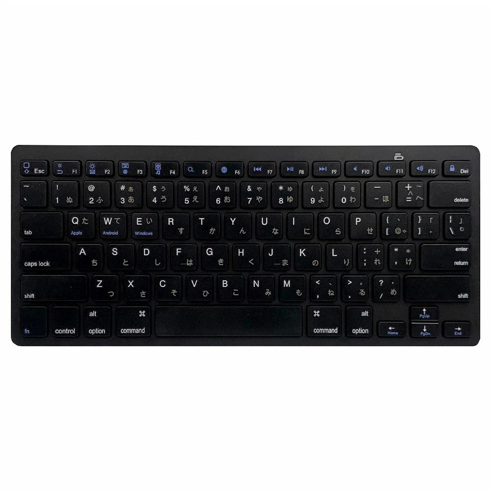 [Japanese Version] X5 Battery Powered 78-Key Ultra Thin Wireless Bluetooth-compatible Keyboard for iPad iPhone
