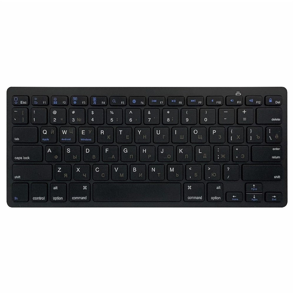 [Russian Version] X5 78-Key Ultra Thin Soft Touch Wireless Bluetooth-compatible Keyboard for iPad iPhone