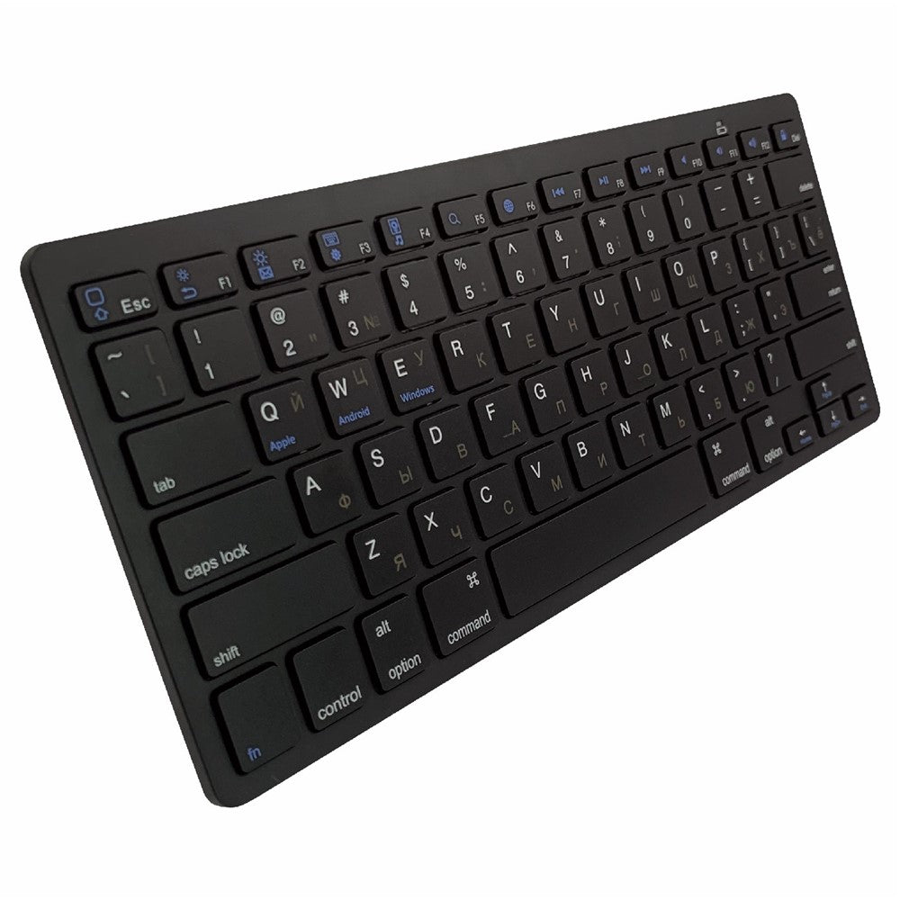 [Russian Version] X5 78-Key Ultra Thin Soft Touch Wireless Bluetooth-compatible Keyboard for iPad iPhone