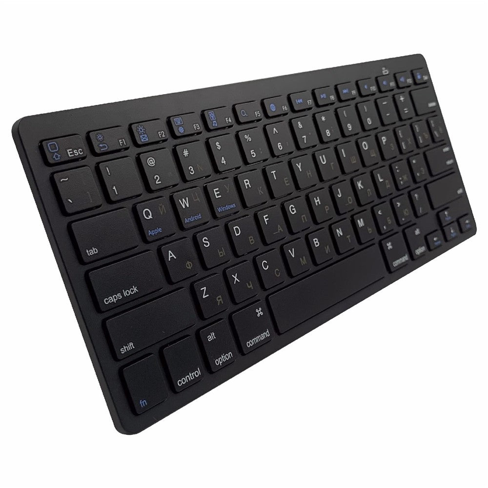 [Russian Version] X5 78-Key Ultra Thin Soft Touch Wireless Bluetooth-compatible Keyboard for iPad iPhone