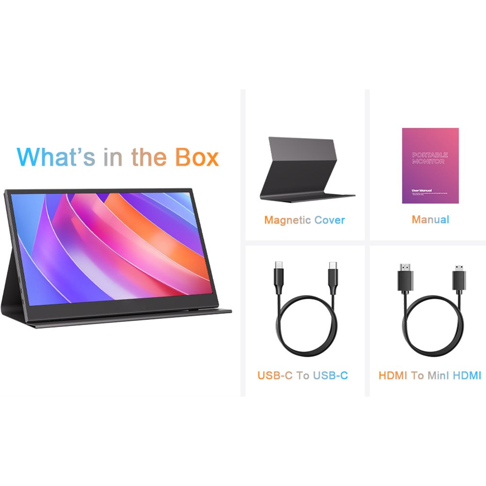 M156F04 15.6" Full HD Monitor – Tragbar für Gaming & Arbeit